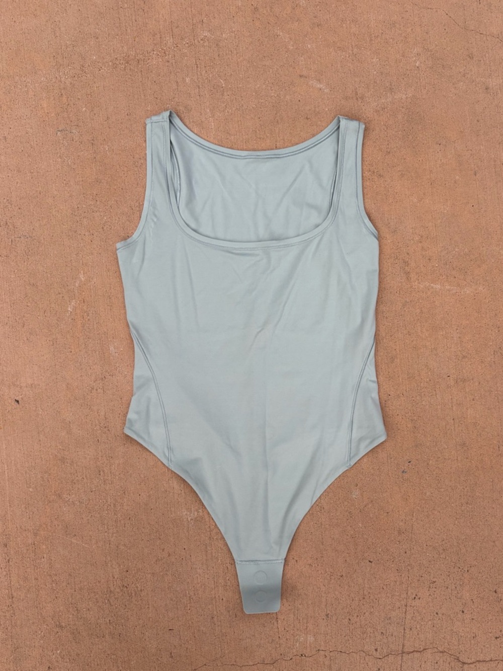 Lululemon Light Blue Scoop-Neck Bodysuit
